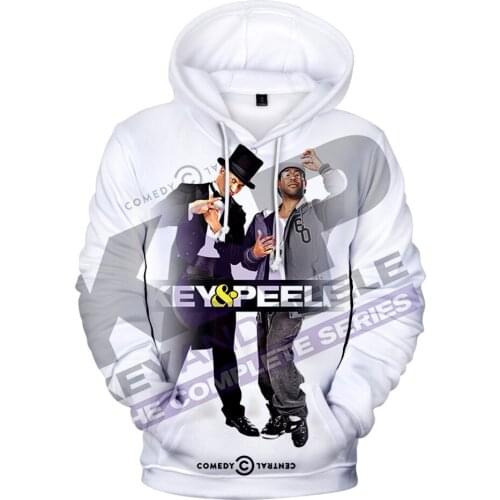 Key and Peele Season Hoodies 2021New 3D Printed Hoodie Sweatshirts Men/women Autumn Winter Clothes Key and Peele Season Coats