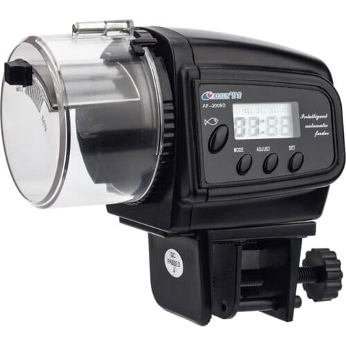 Fish Feeder Aquarium Timing Automatic LCD Feeders Auto Timer Feeding AF-2009D AF-2005D for Fish Tank Pet Feeding Dispenser