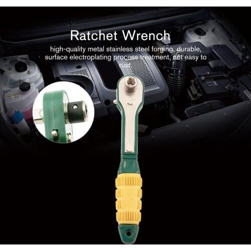 Mini 1/4 inch High Torque Ratchet Wrench Spanner Repair Tools Socket Spanner Quick Release Tool for Factories Car Modification
