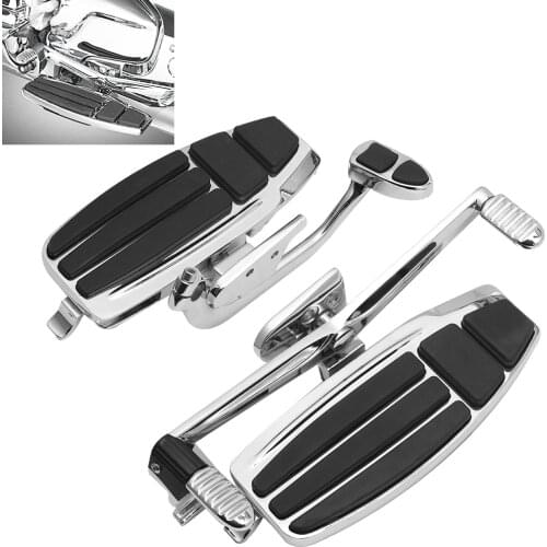 Driver Foot Board Floorboard Kit For Honda Goldwing GL1800 & F6B Models 2001-17 Chrome