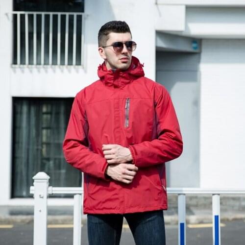 New winter men Outdoor Jacket Thermal Windbreaker Waterproof Outdoor Sports Hiking Camping Climbing Fishing male Jacket