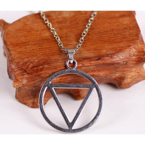 Necklace Akatsuki Hidan Ninja Jashin Symbol Trinity Christianity Catholicism Pendant Religion New Anime Jewelry Wholesale