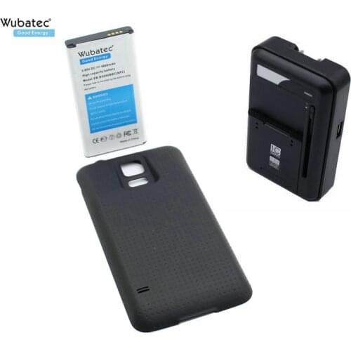 1x 5600mAh NFC Extended Battery + Universal Charger For Samsung Galaxy S5 i9600 i9602 i9605 G900F G900T G900S G900 S5 Neo G903