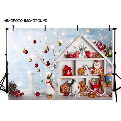 Christmas Background Fireplace Tree Winter Snow Window Backdrop Interior Baby Birthday Photography Background For Photo Studio