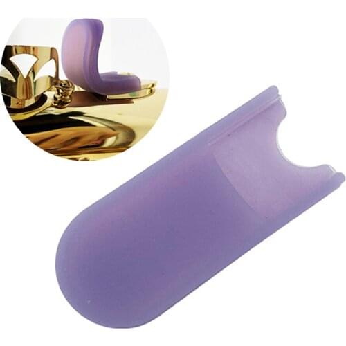 Saxophone Thumb Rest Cushion Silicone Gel Pad Cover Sax Accessories for Soprano/ Alto/ Tenor Saxophones Five Color choices
