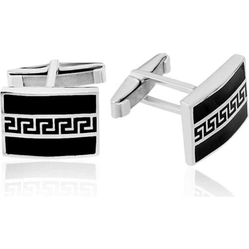 Silver Rectangle Cufflinks