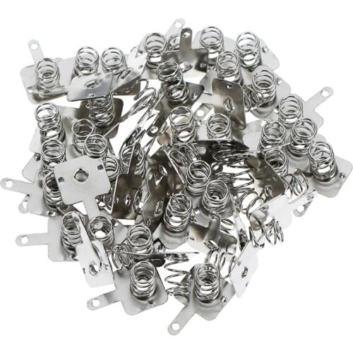 50 Sets Battery Shrapnel AA Or AAA Battery Spring Positive And Negative Contact