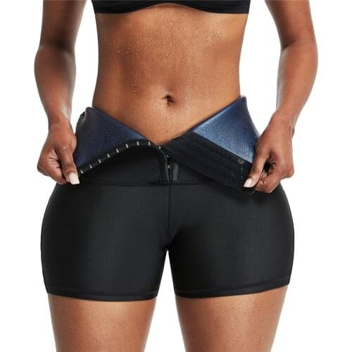 Sauna Sweat Pants Waist Trainer Weight Loss Pants Body Shapers Women Neoprene Slimming Shapewear Tummy Control Legging