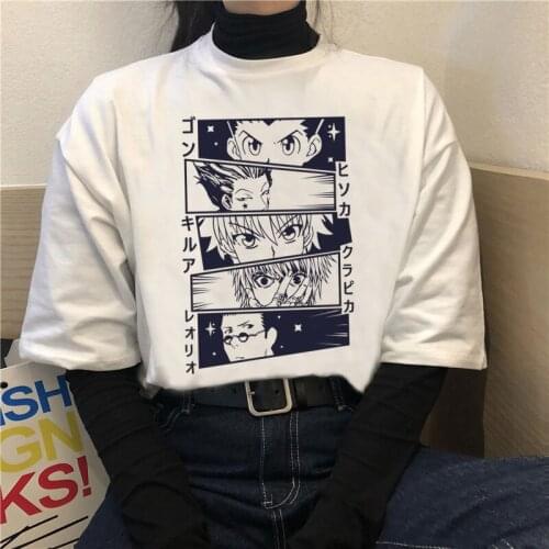 WIki Kawaii Hunter X Hunter T Shirt Men Funny Summer Tops Cartoon HISOKA MOROW Graphic Tees Harajuku Unisex Anime Hot T-shirt