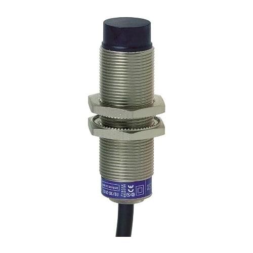 XS618B4MBL5 Inductive sensor XS6 M18 - L60mm - brass - Sn12mm - 24..240VAC/DC - cable 5m