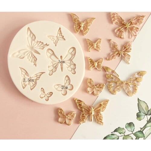 1 pc Butterfly shape silicone cake mold Fondant Cake Decorating Tool Kitchen Baking Tool Pastry Tool Baking Mold