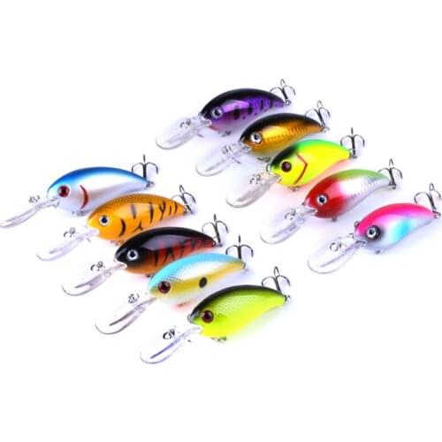 10PCS High Quality 10cm/14g Crankbait Fishing Lures Plastic Bionic Multi-Function Artificial Bait