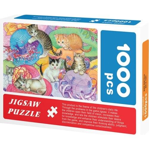 1000pcs Jigsaws Romantic town Scenery Photo for Family Game Children Adult Relief Stress Toy Hotel Room Decoration