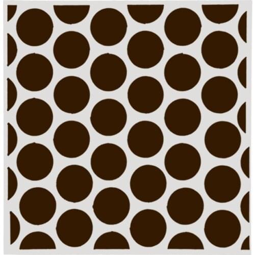 15*15 Round Layering Stencils Drawing Color Spray stencil DIY Scrapbook photo album Decorative Embossing DIY Card Crafts