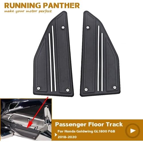 2pcs Motorcycle Passenger Floor Double Track Plug-in for Honda Goldwing GL1800 F6B 2018-up Gold Wing Tour DCT Airba