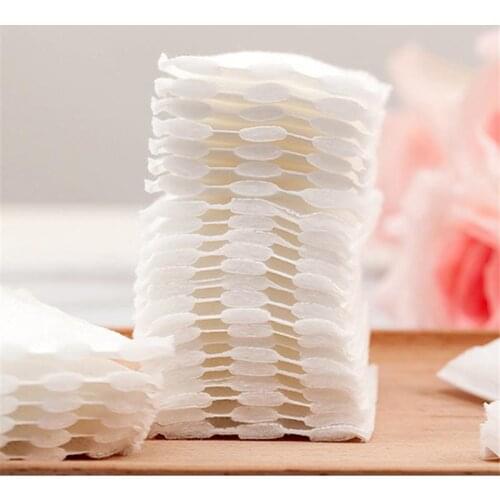 50pcs White Rectangle Facial Cotton Pads for Make Up Comfortable Skin Cosmetic Makeup Tools