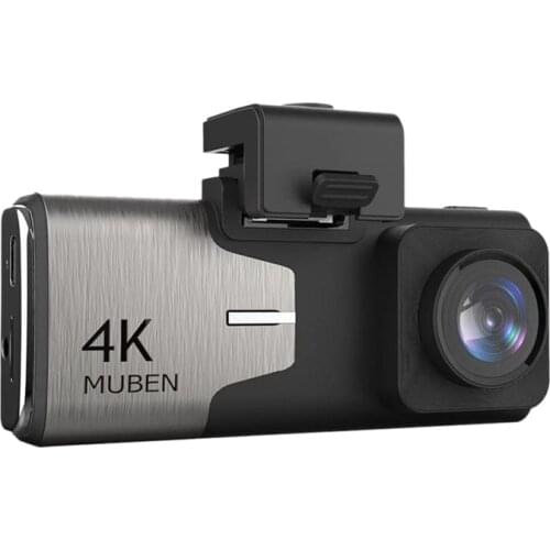 4K Car DVR Camera Front Rear Dash Cam Dual Lens Ultra HD WIFI GPS View Night Vision Cycle Recording 1080P Video Recorder