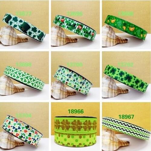 Free shipping 10 yards cartoon printed grosgrain ribbon 13677