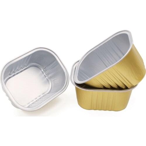 1/5/10pcs Gold Melting Wax Beans Bowl Rectangle Aluminum Foil Depilatory Bowls Waxing Hot Film Hard Wax Pellet Hair Removal tool