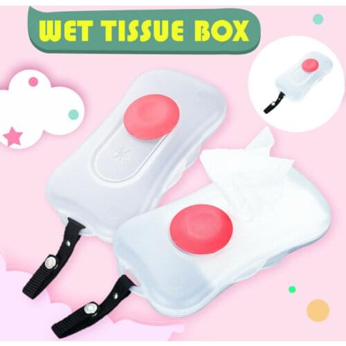 Baby Travel Wipe Case Child Wet Wipes Box Changing Dispenser Storage Holder Home Decoration For Paper Box
