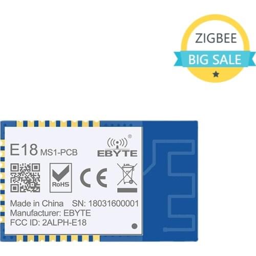 E18-MS1-PCB Zigbee IO CC2530 2.4Ghz 2.5mW PCB Antenna IoT uhf Mesh Network Wireless Transceiver Transmitter Receiver Module