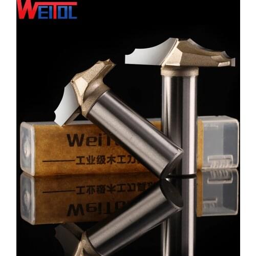 Weitol 1 pcs 12.7 mm Cabinet carving bit wood cabinet door router bit cnc machine tools wood milling cutter for cutting PVC