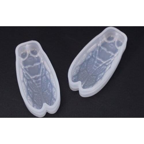 Crystal Epoxy Cicada Shape Silicone Mold DIY Handmade Jewelry Pendant Making Tool