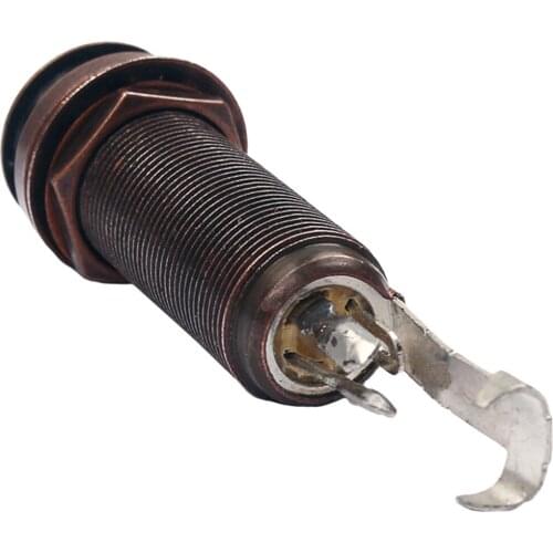 6.35 Mm 1/4 "copper Stereo Output Socket Base Jack Socket Copper