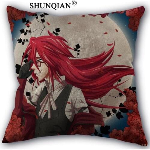 Grell Sutcliff Cotton Linen Pillowcase Custom Home textile Decorative Pillow Covers 45x45cm Wedding Decorative Pillow cover