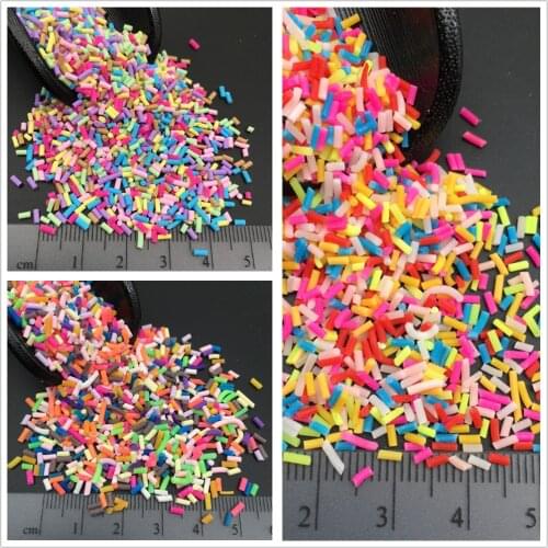 50g Colourful Dot Polymer Clay Sprinkle For Candy Clay Cake Dessert Mud Particles,Soft Clay For Craft Clay DIY,filler