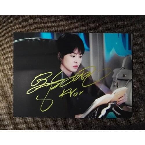 Hand signed Song Hye Kyo autographed photo Boyfriend 5*7 inches free shipping 112018A