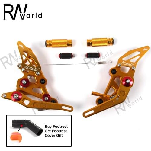 FZ-07 MT-07 2014-2021 Motorcycle CNC Adjustable Footrest Rearsets Rear Sets Foot Pegs For YAMAHA FZ07 MT07 2017 2018 2019 2020