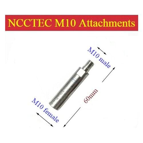 60mm length Extension connection rod for angle grinding machine | 2.4'' M10 attachments for the angle grinder for Deep grinding