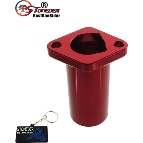 STONEDER Intake Manifold For 24mm Flat Slide Mikuni KEIHIN Carb to 6.5HP Clones GX200 Predator 212cc