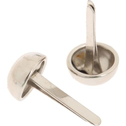 100Pcs Hardware Upholstery Nail Pins Round Dome Head Nails Tacks Jewelry Case Box Decorative Stud 8mm/12mm