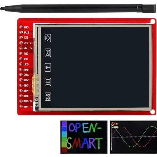2.2" TFT LCD Touch Screen Breakout Board Module w/ Touch Pen For Arduino
