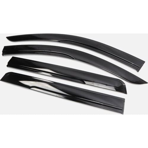 For Mitsubishi Pajero Sport/Montero Sport/Shogun Sport 2016 2017 2018 Exterior Window Visor Vent Sun Rain Guard Deflectors 4pcs