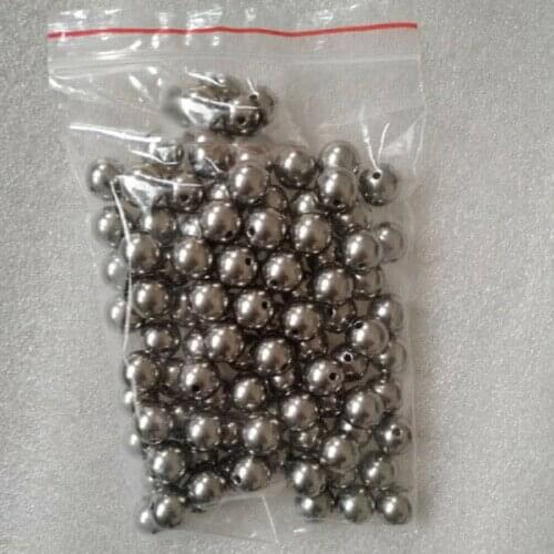 5pcs TA2 Titanium BeadS Ball with hole For DIY Bracelet Necklace Buddha Beads