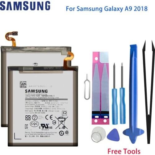 Original Samsung Galaxy A9S Phone Battery EB-BA920ABU 3800mAh For Samsung Galaxy A9s A9200 2018 version A9 A920F Free Tools