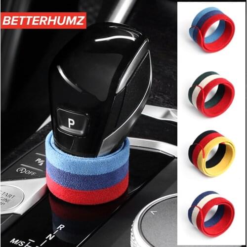 BETTERHUMZ Alcantara Interior Trim Strips For Audi A3 A4 RS3 A5 A6 A6L A7 Car Steering Wheel Racing Grills Sticker Accessories