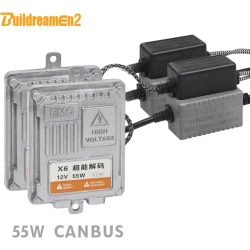 Canbus HID Xenon Ballast Slim Digital Block Ignition No Error Ballast 55W 12V For Xenon Lamp H1 H7 H4 H3 H8 H11 9005 9006 881
