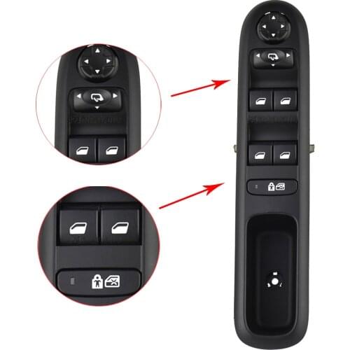 For Peugeot 3008 5008 2009-2016 Car Styling Hatchback Wagon Left Front Door Lifter Window Power Switch 96650621ZD 96644917XT