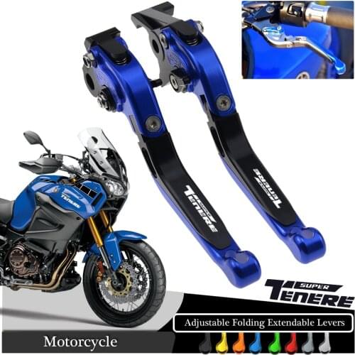 For Yamaha SuperTenere XT1200ZE 2012-2016 Motorcycle CNC Aluminum Brake Clutch Levers Adjustable Folding Super Tenere XT 1200 ZE