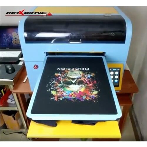 Factory promotion DTG printer A4/A3 flatbed printing machine tee shirt garment inkjet printing for PVC Card Phone Case