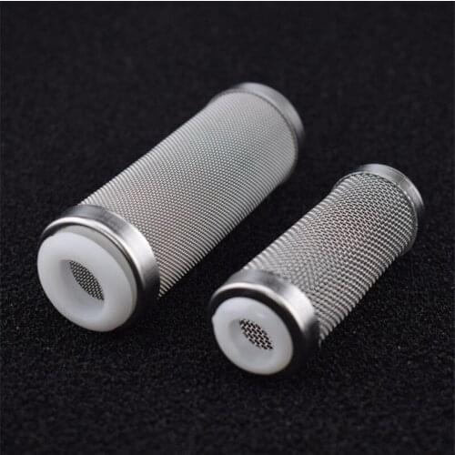 Fish Tank Filter Stainless Steel Inlet Case Mesh Shrimp Nets Special Cylinder Filters Inflow Inlet Protect Aquarium Accessories