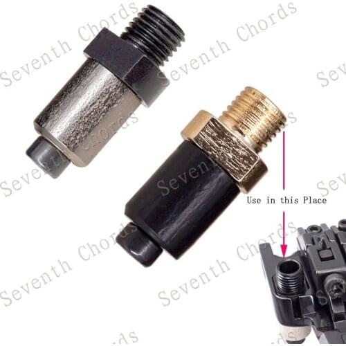 Double Locking Systyem Tremolo Bridge Tremolo Arm Socket Whammy Bar Jack For Electric Guitar (Thread diameter 9mm)