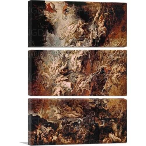 Hd Print War Heaven by Peter Rubens Canvas Painting Modular Wall Art Pictures Home Decor For Bedroom Artwork Frame Gift Posters