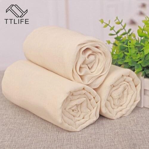 TTLIFE Cheesecloth Filter Cotton Cloth Cheesecloth Gauze Natural Breathable Bean Bread Soft Cloth Fabric Good Air Permeability