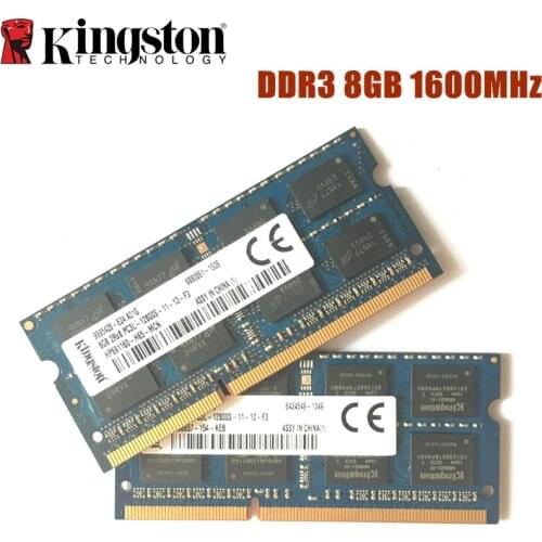 Kingston DDR3 4GB 8GB 2GB 1GB PC3L 12800S 1600Mhz 4gb Laptop Memory 1G 2G 4G 8G pc3 1066MHZ 1333MHZ Notebook Module SODIMM RAM