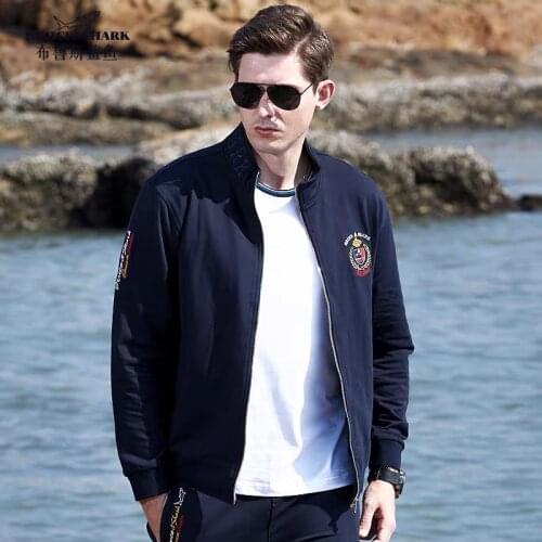 Bruce&Shark New Men Sport Wear Top Quality Baseball Jacket Men Smart Causal Fashion style Male Sport wear Loose Jacket M TO 3XL